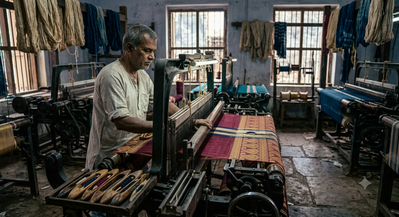 Power loom Sarees